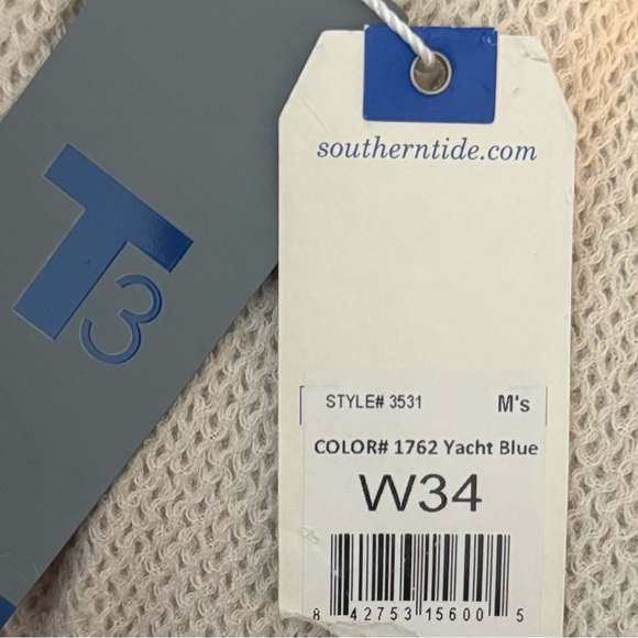 Southern Tide Classic Navy Flat Front Shorts - Picture 2 of 3